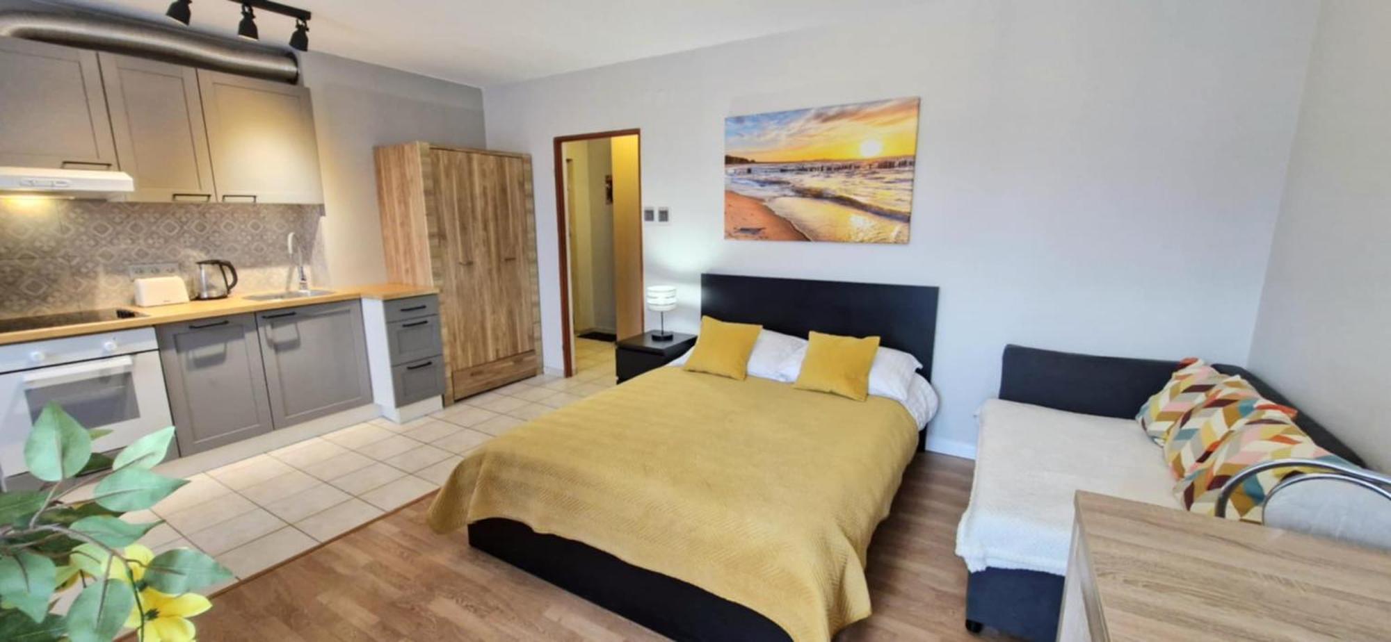 Cozy Modern Apartment Sunrise Studio 35M2 Balcony 3 Persons Krakow Exterior photo
